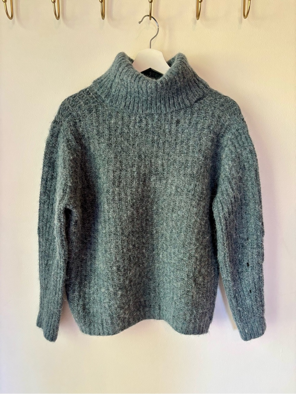 REPEAT Ribbed Turtleneck Sweater - Picture 3 of 3